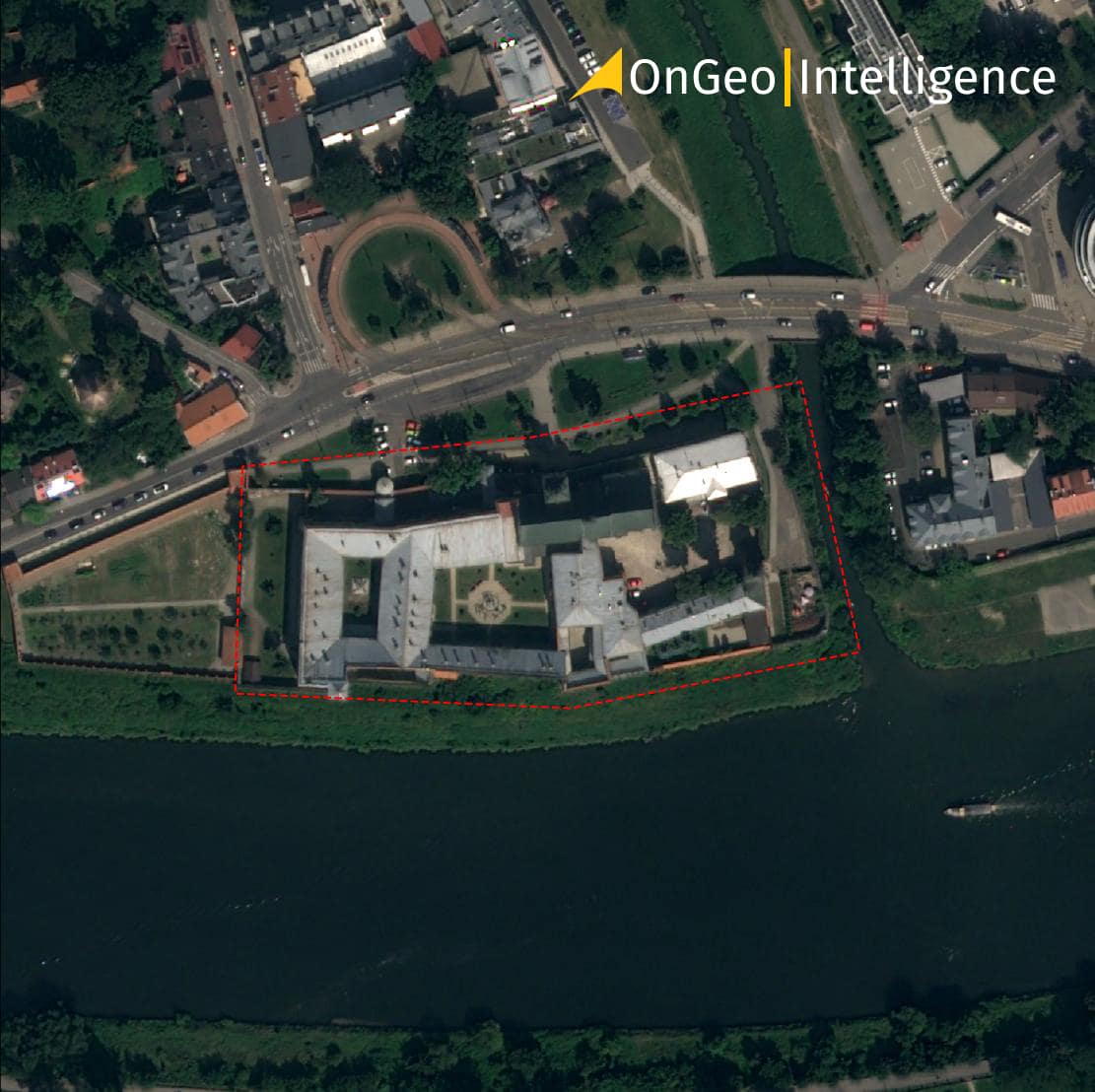 Example satellite image, 0.3-meter resolution, OnGeo™ Intelligence