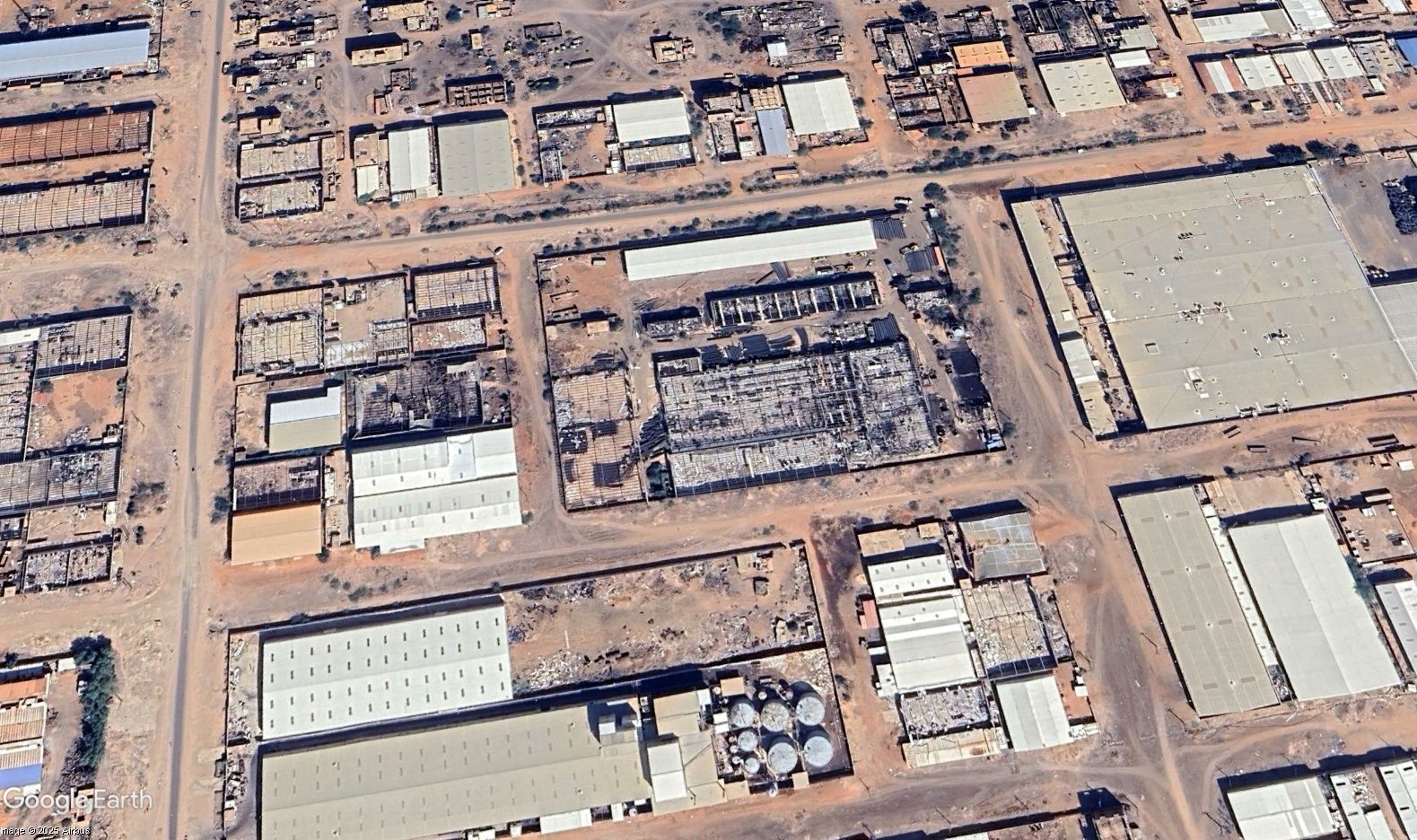 Satellite Imagery Sudan War, Chartum - after buildings 2, airbus imagery.jpg