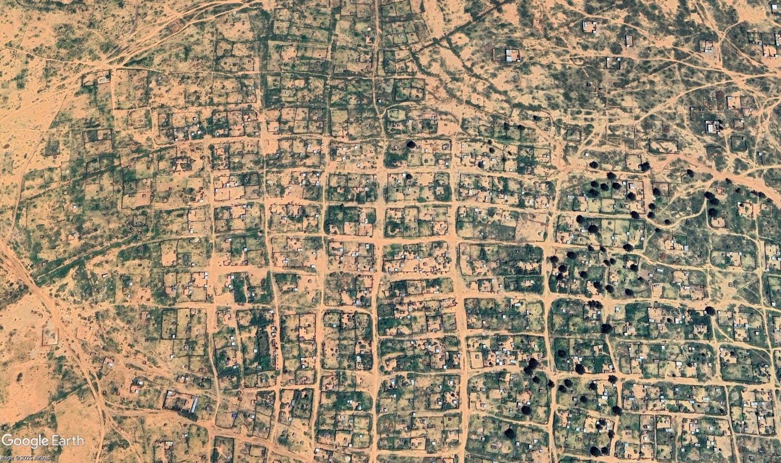 Satellite Imagery Sudan War,  West Darfur city of El Geneina - before 4, airbus imagery.jpg